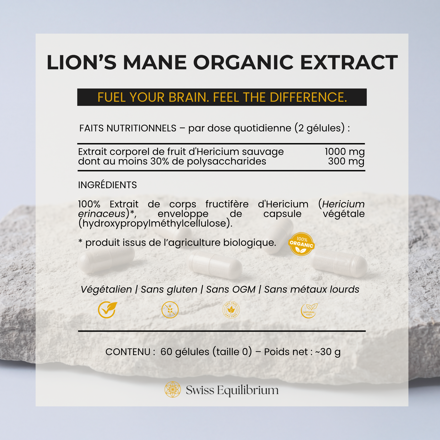 Lion’s Mane Organic Extract
