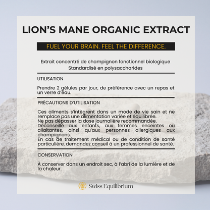Bienfaits du Lion's Mane sur la mémoire et les fonctions cognitives